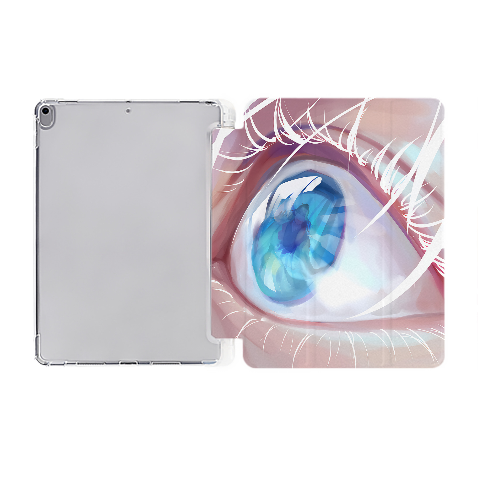 （画像用） SPY×FAMILY间谍家家酒 IPad ケース ペン収納付き 三つ折りスタンド PUレザー×シリコン 対応機種9.5/10.5/10.9インチ